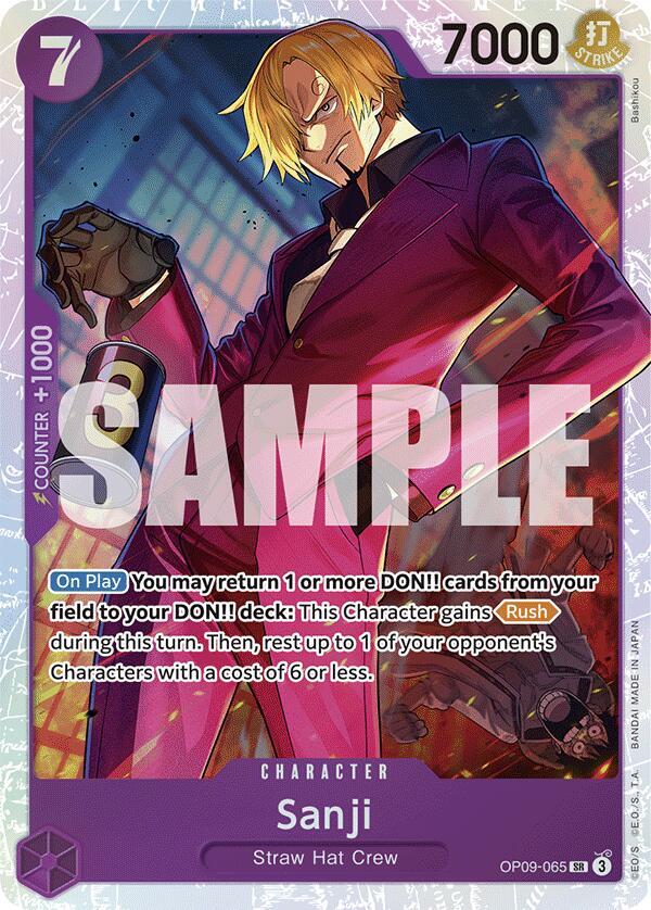 Sanji (065) OP09-065 Super Rare Emperors in the New World NM/M