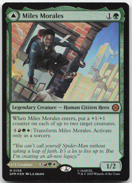 Miles Morales M Marvel's Spider-Man 108 NM