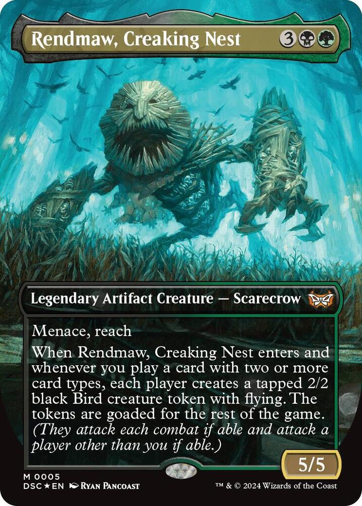Rendmaw, Creaking Nest (Borderless) 5 Commander: Duskmourn: House of Horror NM/M