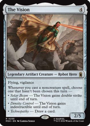 The Vision 255 Foil Rare Marvel Super Heroes NM/M – Raptor Games