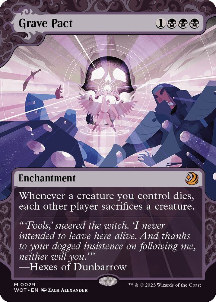 Grave Pact 29 Mythic Wilds of Eldraine: Enchanting Tales NM/M