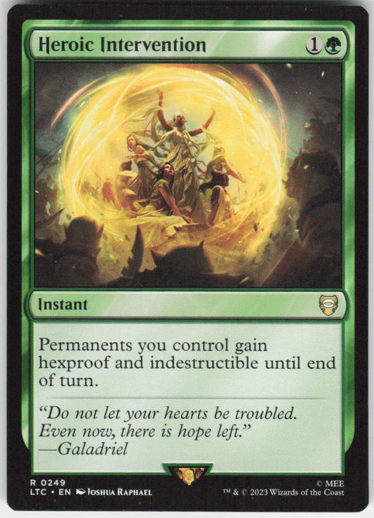 Heroic Intervention R Commander: The Lord of the Rings: Tales of Middle-earth 249 NM