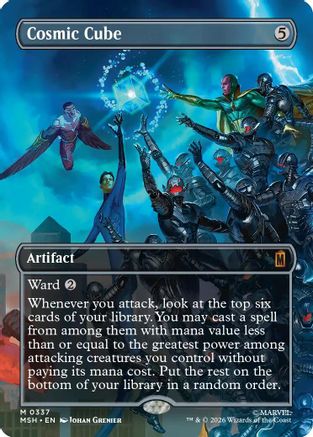 Cosmic Cube (Borderless) (0337) 337 Mythic Marvel Super Heroes NM/M