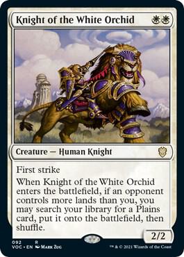 Knight of the White Orchid 92 Rare Commander: Innistrad: Crimson Vow NM/M