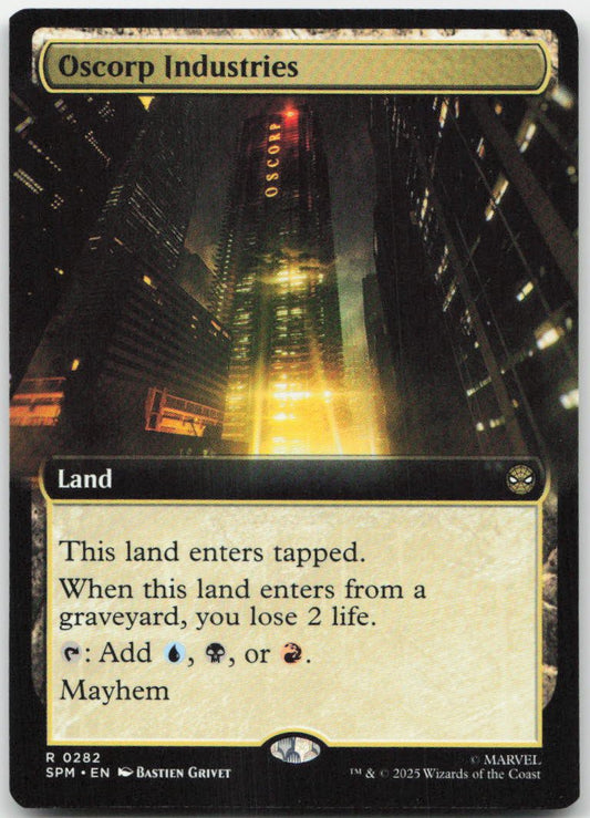 Oscorp Industries (Extended Art) R Marvel's Spider-Man 282 NM