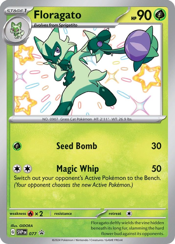 Floragato 077 Promo Scarlet & Violet Promo Holo NM/M