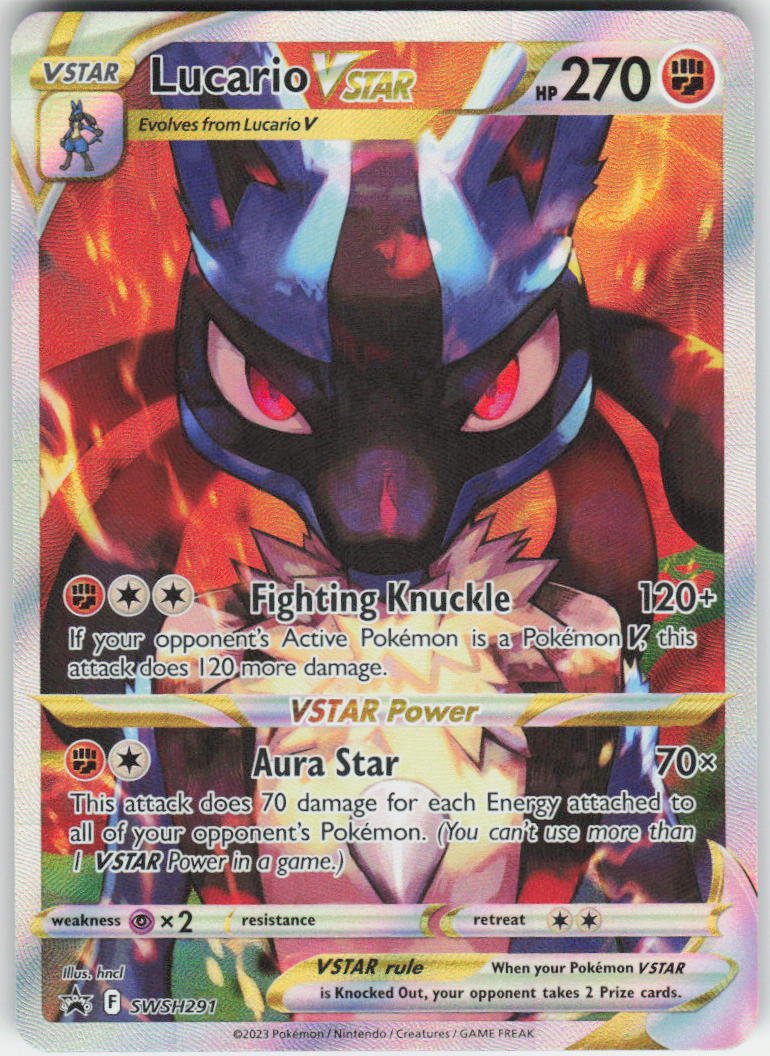 Lucario VSTAR - Promo SWSH: Sword & Shield Promo Cards SWSH291 NM