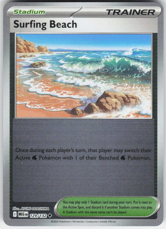 Surfing Beach Uncommon ME01: Mega Evolution 129/132 NM