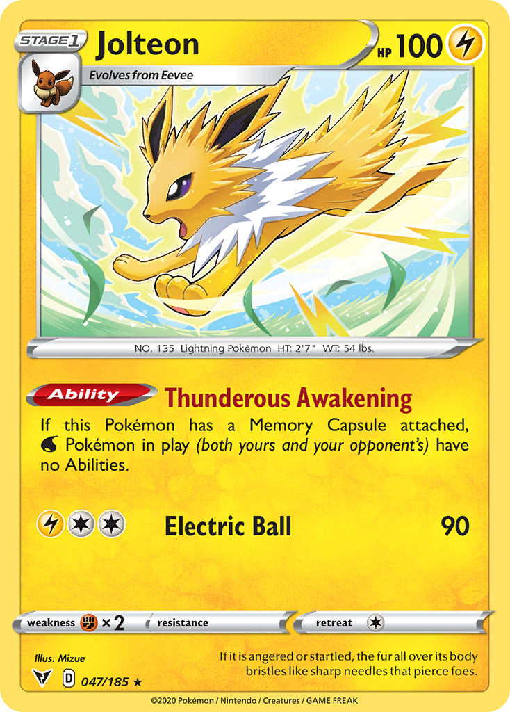 Jolteon 047/185 Rare Vivid Voltage NM/M