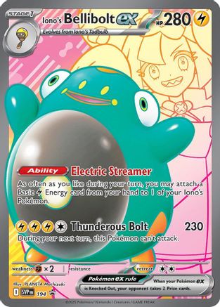 Iono's Bellibolt ex 194 Promo Scarlet & Violet Promo Holo NM/M