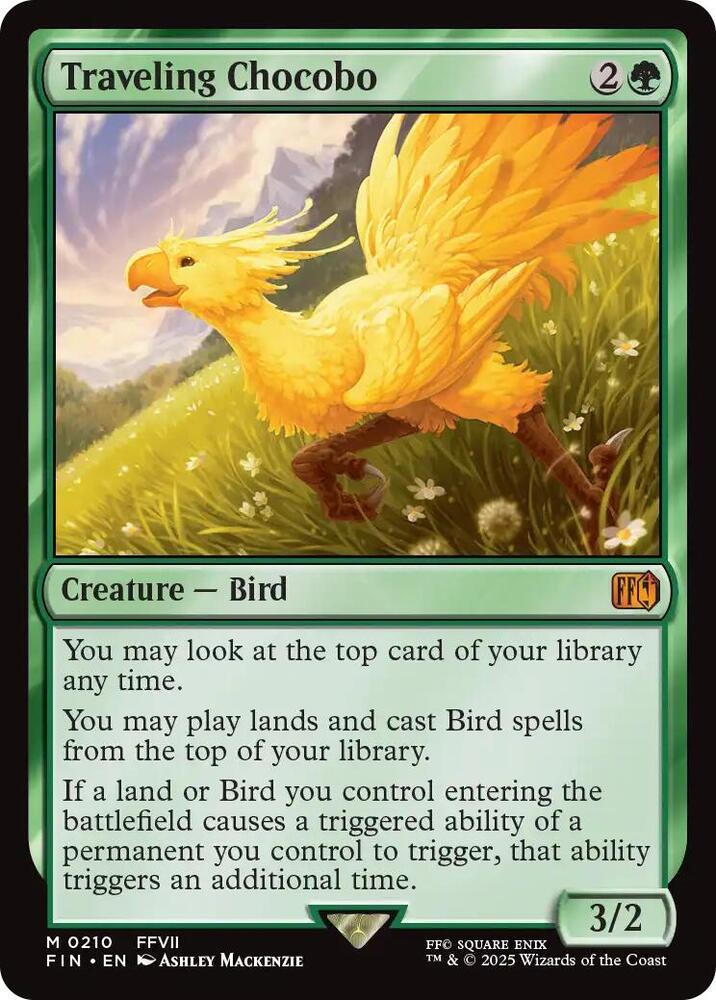 Traveling Chocobo 210 Mythic FINAL FANTASY NM/M