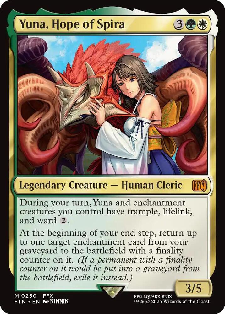 Yuna, Hope of Spira 250 Mythic FINAL FANTASY NM/M