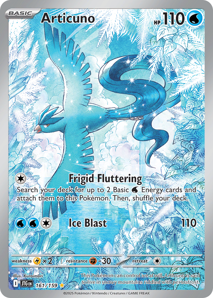 Articuno 161/159 Illustration Rare Journey Together NM/M