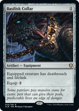 Basilisk Collar 300 Foil Rare Commander Legends: Battle for Baldur's Gate NM/M