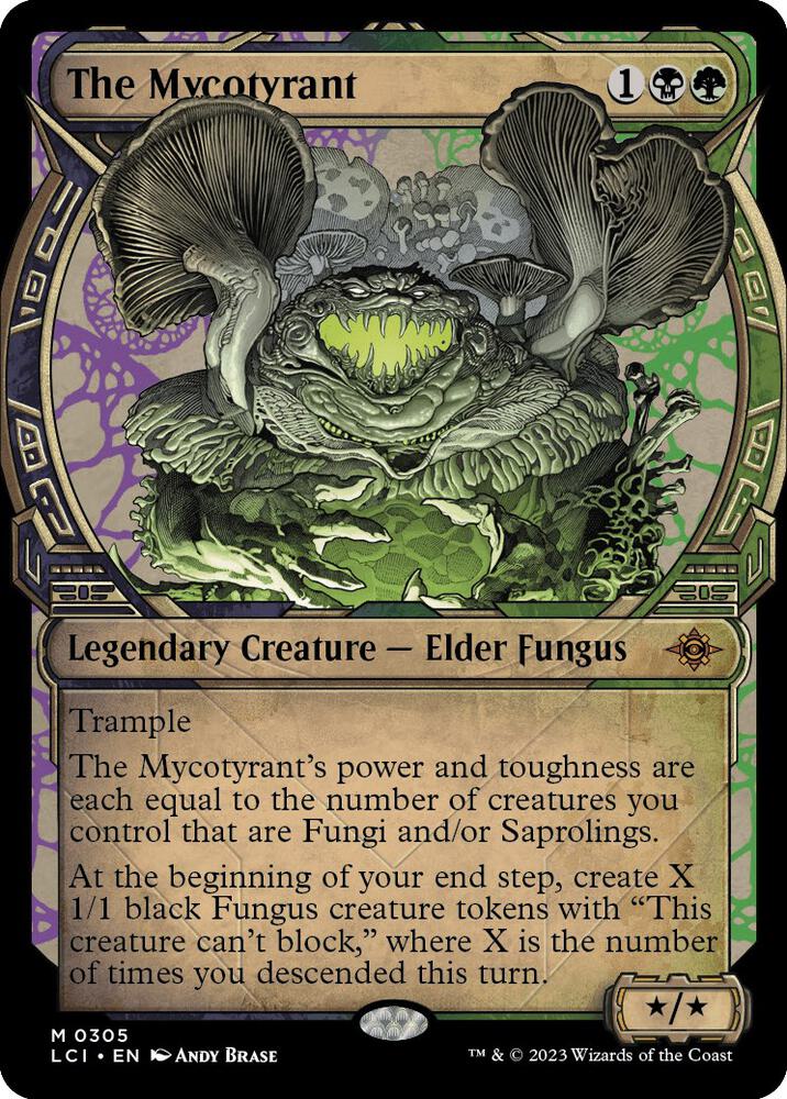 The Mycotyrant (Showcase) 305 Mythic The Lost Caverns of Ixalan NM/M