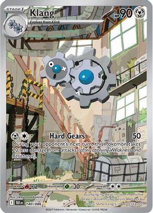Klang 140/086 Illustration Rare Black Bolt Holo NM/M