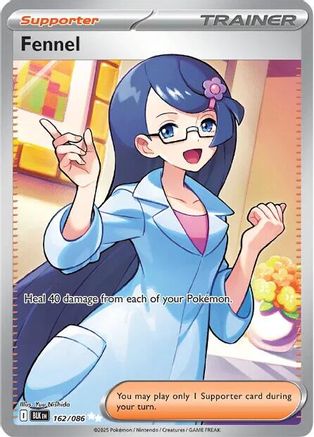 Fennel 162/086 Ultra Rare Black Bolt Holo NM/M