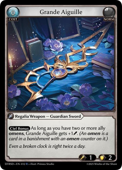 Grande Aiguille 12 Rare Distorted Reflections Starter Decks NM/M