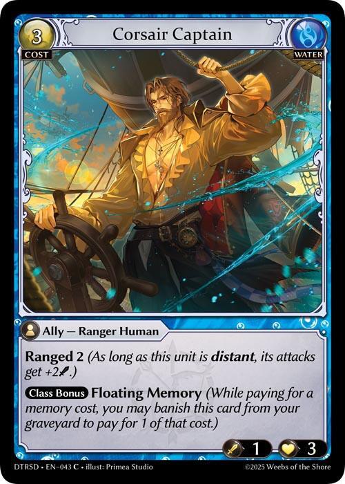 Corsair Captain 43 Common Distorted Reflections Starter Decks NM/M