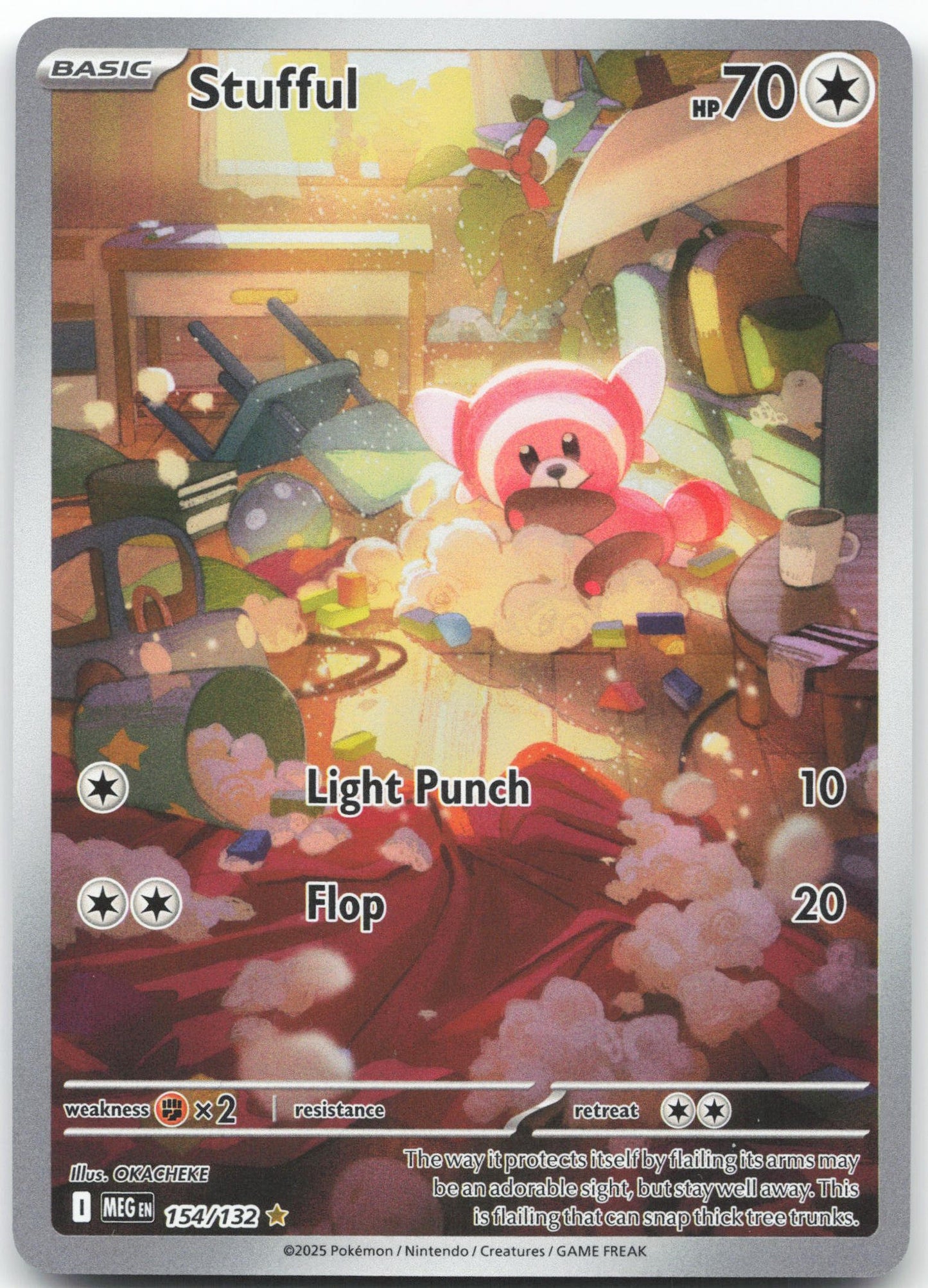 Stufful - Illustration Rare ME01: Mega Evolution 154/132 NM