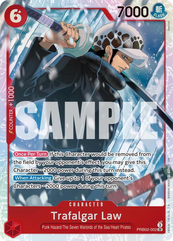 Trafalgar Law PRB02-002 Super Rare Premium Booster -The Best- Vol. 2 NM/M