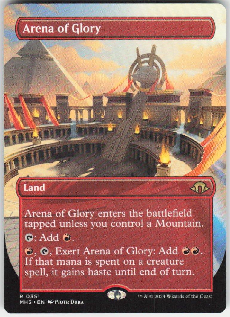 Arena of Glory (Borderless) R Modern Horizons 3 351 NM