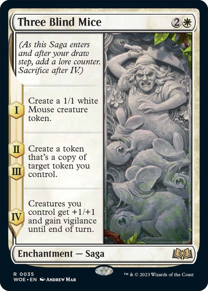 Three Blind Mice 35 Rare Wilds of Eldraine NM/M