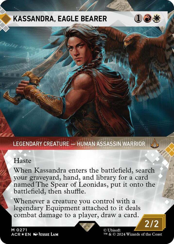 Kassandra, Eagle Bearer (Showcase) (Textured Foil) 271 Universes Beyond: Assassin's Creed NM/M