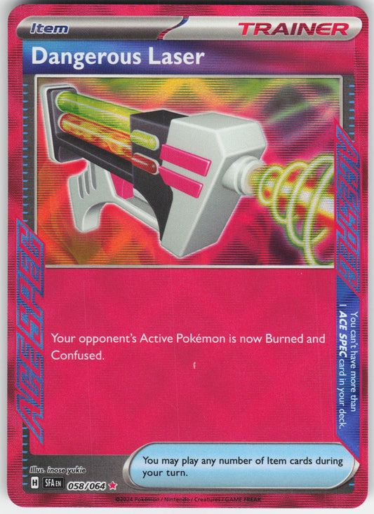 Dangerous Laser ACE SPEC Rare SV: Shrouded Fable 058/064 NM