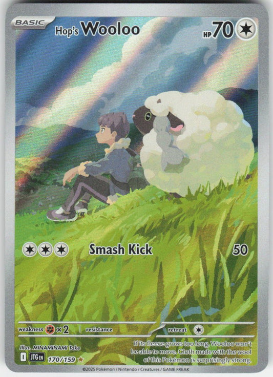 Hop's Wooloo - Illustration Rare SV09: Journey Together 170/159 NM