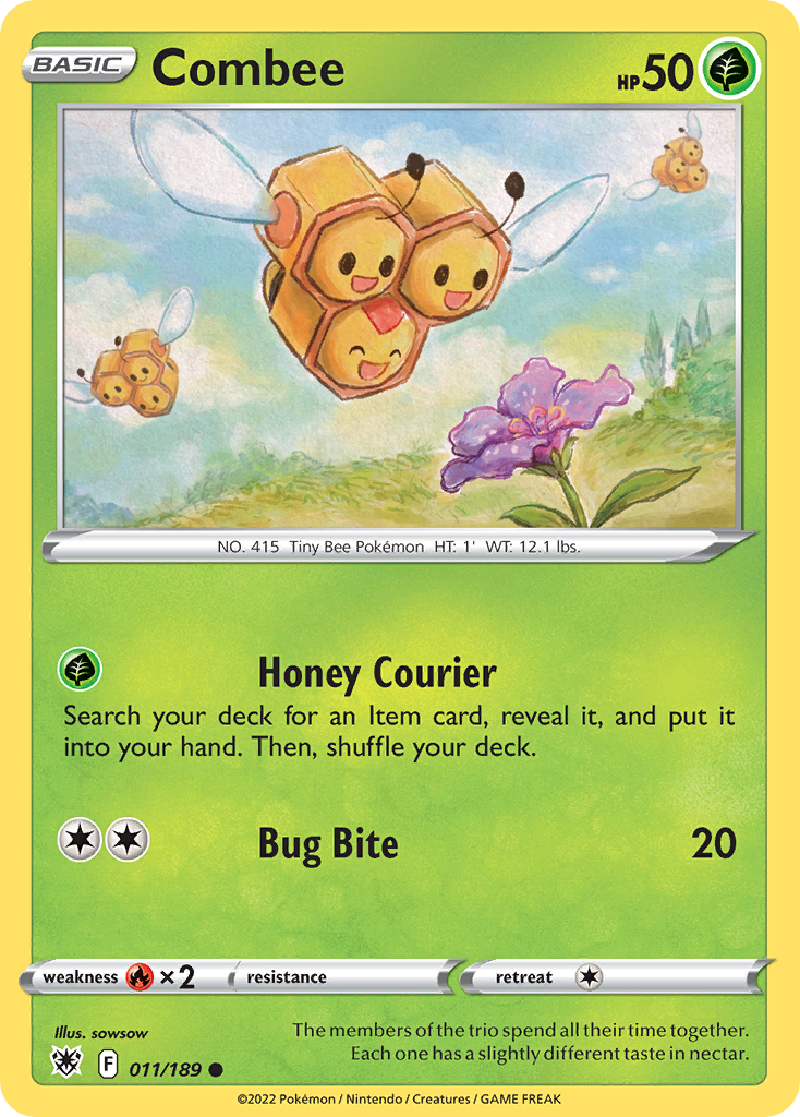Combee 011/189 Common Reverse Holo Astral Radiance NM/LP