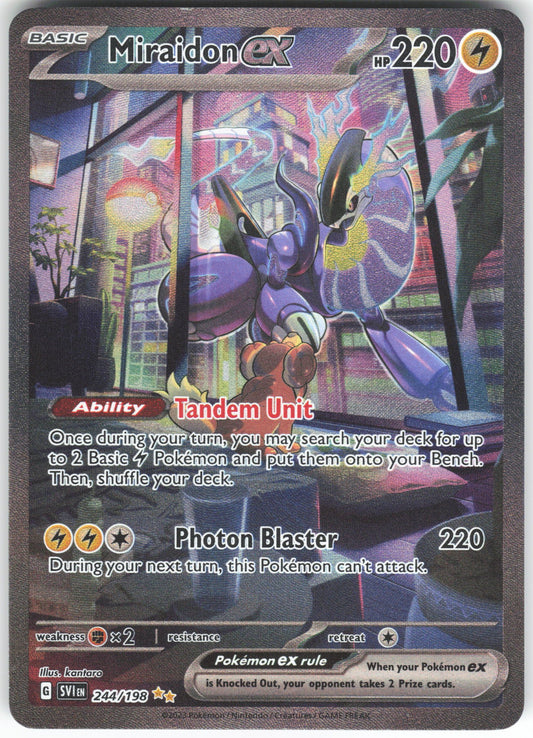 Miraidon ex Special Illustration Rare SV01: Scarlet & Violet Base Set 244/198 NM
