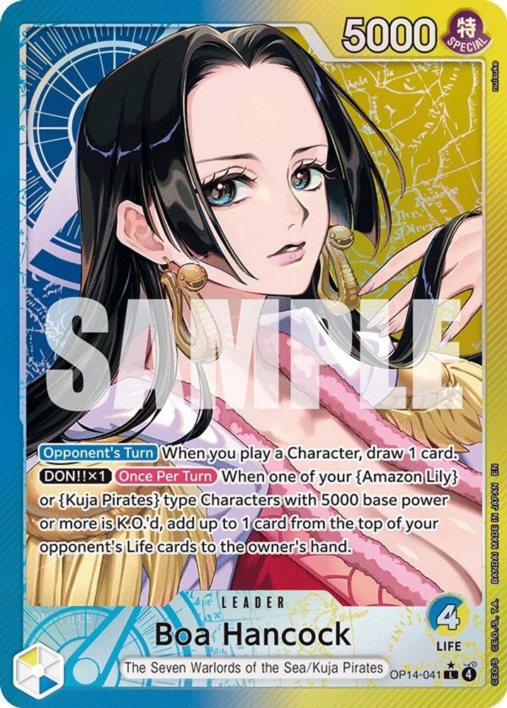 Boa Hancock OP14-041 Leader Foil The Azure Sea's Seven NM/M