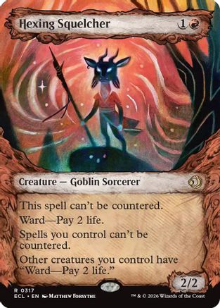Hexing Squelcher (Showcase) 317 Rare Lorwyn Eclipsed NM/M