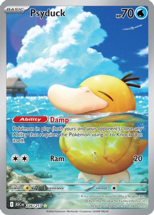 Psyduck 226/217 Illustration Rare Ascended Heroes NM/M