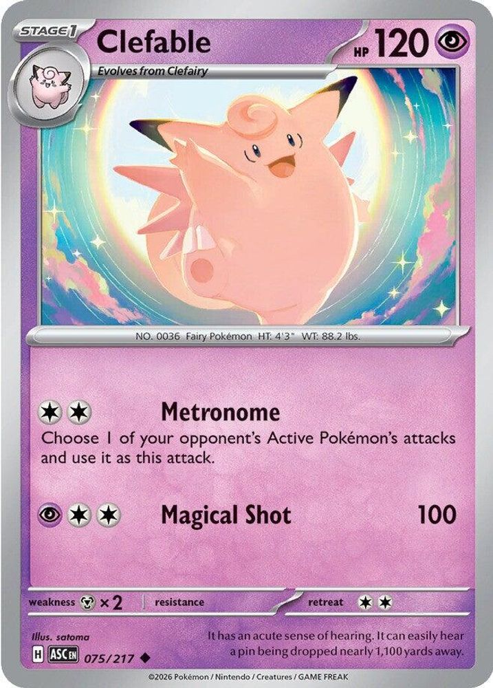 Clefable 075/217 Uncommon Ascended Heroes NM/M