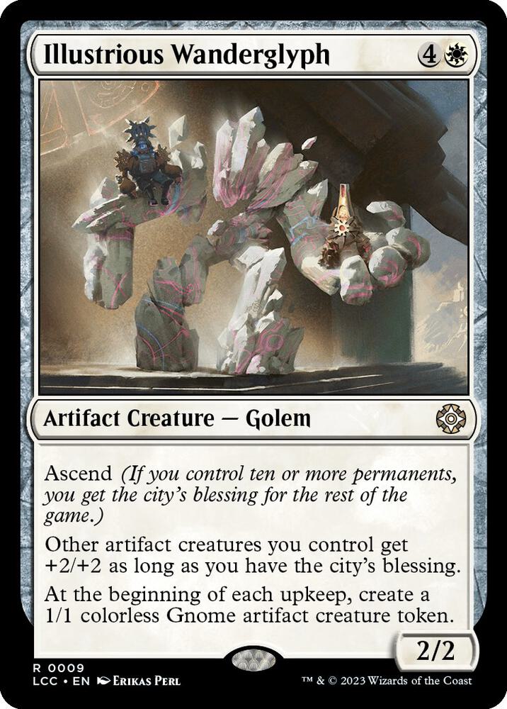 Illustrious Wanderglyph 9 Rare Commander: The Lost Caverns of Ixalan NM/M