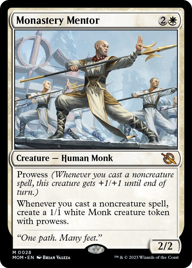 Monastery Mentor 28 Mythic March of the Machine NM/M