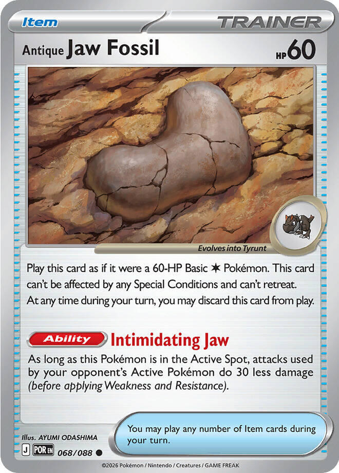 Antique Jaw Fossil 068/088 Common ME03: Perfect Order NM