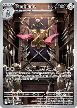Doublade 098/088 Illustration Rare Perfect Order Holo NM/M