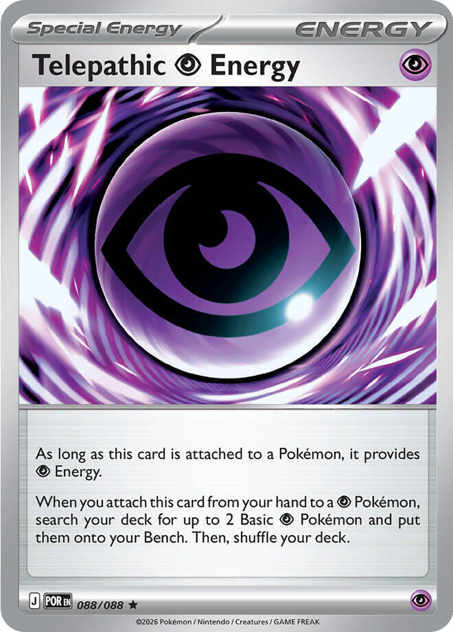 Telepathic Psychic Energy 088/088 Rare ME03: Perfect Order NM