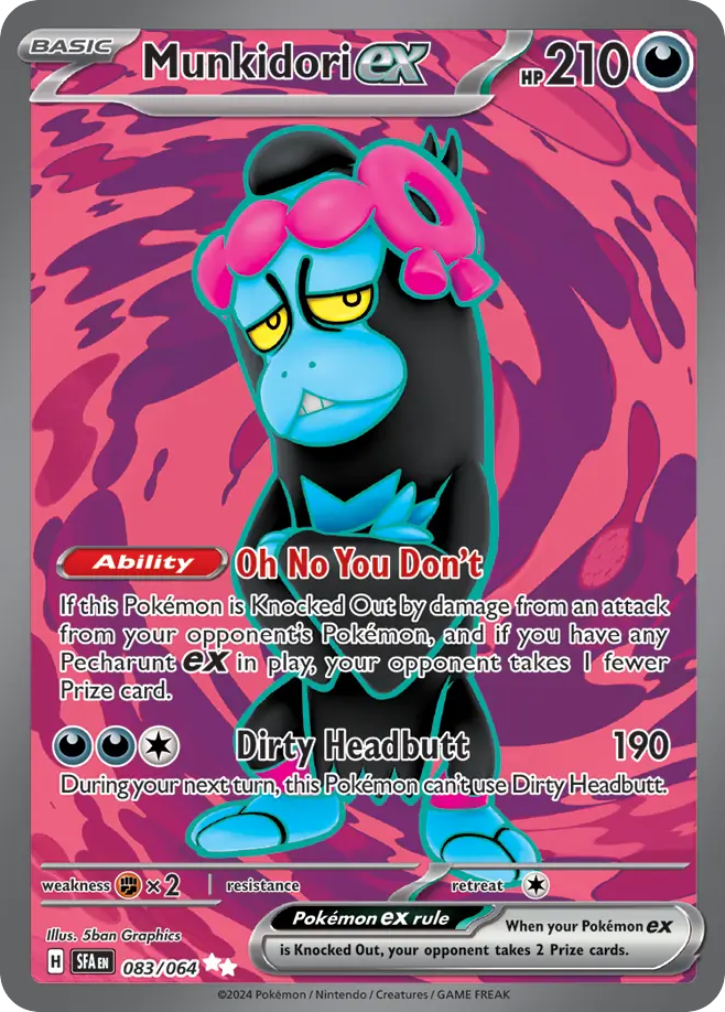 Munkidori ex 083/064 Ultra Rare Shrouded Fable NM/M