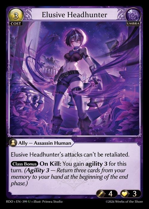 Elusive Headhunter 399 Uncommon Radiant Origins NM