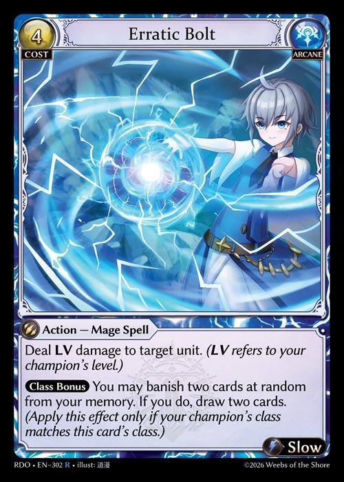 Erratic Bolt 302 Rare Radiant Origins NM