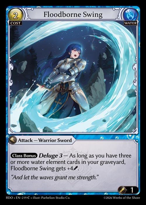 Floodborne Swing 219 Common Radiant Origins NM