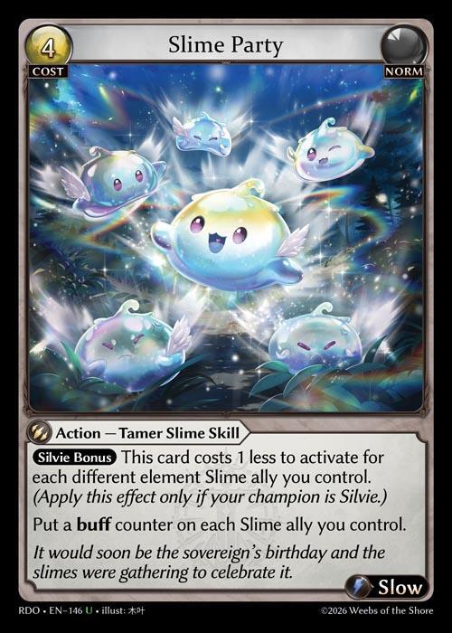 Slime Party 146 Uncommon Radiant Origins NM
