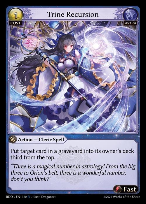 Trine Recursion 320 Rare Radiant Origins NM
