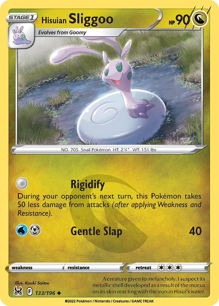 Hisuian Sliggoo 133/196 Uncommon Reverse Holo Lost Origin NM/LP