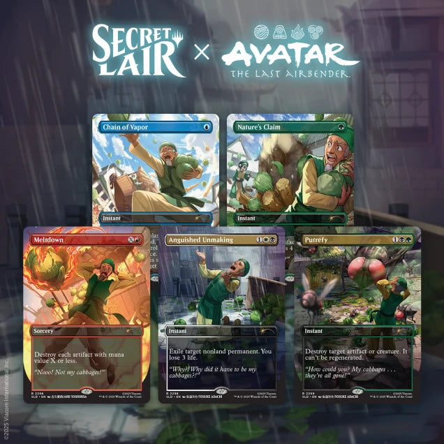 Magic: The Gathering | Secret Lair x Avatar: The Last Airbender | My Cabbages!