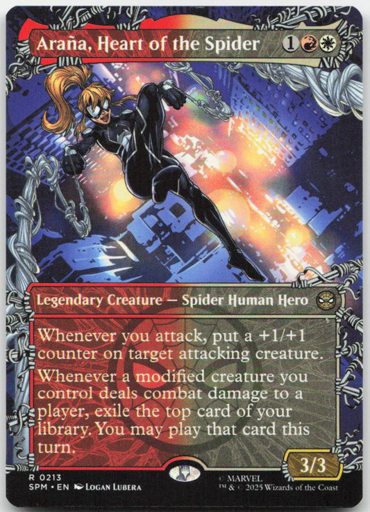Arana, Heart of the Spider (Borderless) R Marvel's Spider-Man 213 NM